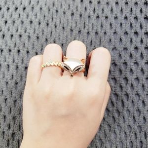 2 Rings (Fox and Flower)